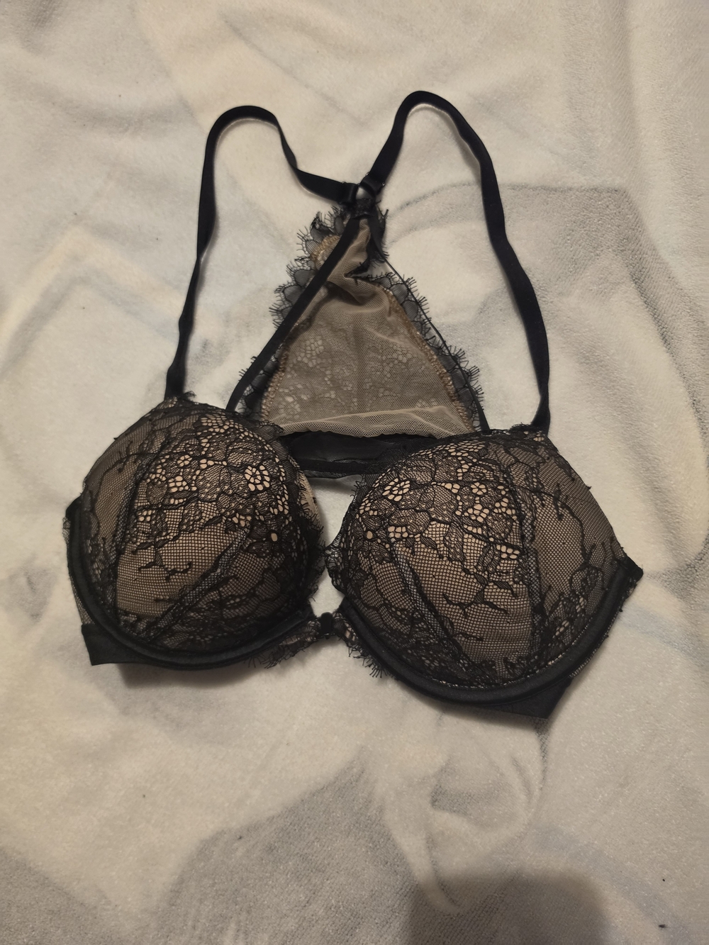 Sexy Victoria's Secret Bombshell Black Lace Bralette